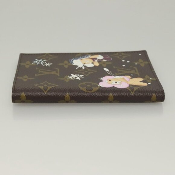 LOUIS VUITTON Christmas Vivienne Couverture Passport Passport Case Auth 132776M - Picture 6 of 16